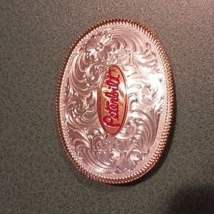 Montana Silversmiths Peterbilt Belt Buckle.